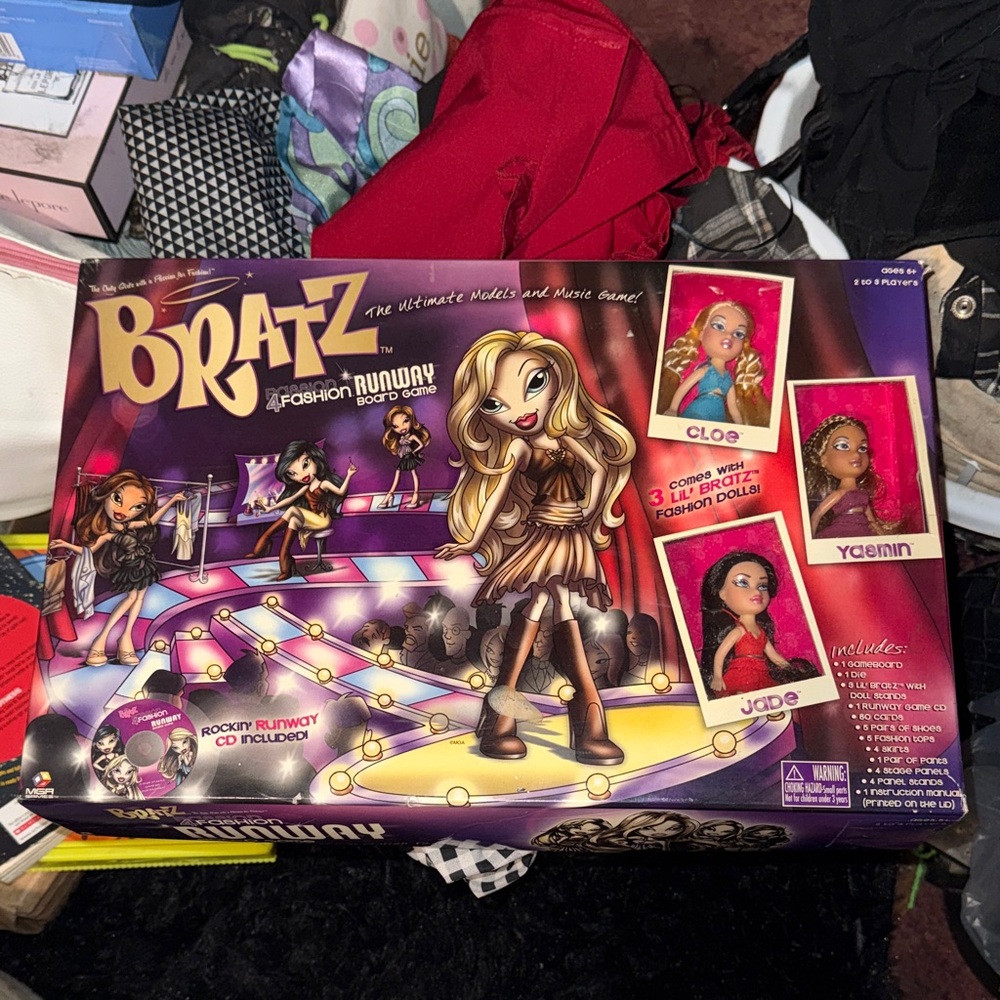 BRATZ 4Fashion Runway Board Game!!!
